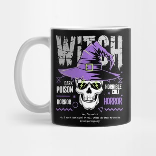 Dark Poison Skull Witch Mug